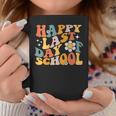 Happy Last Day Of School Groovy Teacher Student Kids Gifts Coffee Mug Unique Gifts