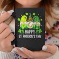 Happy St Patricks Day Three Gnome Irish Shamrock Leprechaun Coffee Mug Funny Gifts