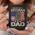 He Is My Veteran Dad American Flag Veterans Day Coffee Mug Funny Gifts
