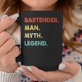 Herren Barkeeper Mann Mythos Legende Tassen Lustige Geschenke