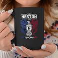 Heston Name - Heston Eagle Lifetime Member Coffee Mug Funny Gifts