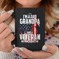 I Am A Dad Grandpa And A Veteran Nothing Scares Me Usa Gifts V3 Coffee Mug Funny Gifts