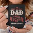 I Have Two Titles Dad And Poppa Funny Fathers Day Gift V3 Coffee Mug Funny Gifts