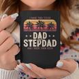 I Have Two Titles Dad And Step Dad Men Retro Decor Bonus Dad V3 Coffee Mug Funny Gifts