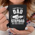 I Have Two Titles Dad And Stepdad And Rock Them Both V3 Coffee Mug Funny Gifts