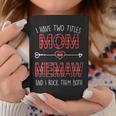 I Have Two Titles Mom And Memaw Red Plaid Buffalo Gift Gift For Womens Coffee Mug Unique Gifts