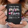 I Have Two Titles Mom And Nana New Grandma 2022 Floral Gift Coffee Mug Funny Gifts