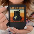 I Like Cats And Gin And Maybe 3 People Love Cat Gin Lover Coffee Mug Funny Gifts