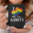 I Love My Two Aunts Lgbt Gay Lesbian Pride Coffee Mug Unique Gifts