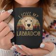 I Love My Yellow Lab Labrador Funny Lover Mom Dad Kid Gifts Coffee Mug Funny Gifts