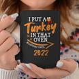 I Put A Turkey In That Oven Pregnancy Funny Dad Thanksgiving Coffee Mug Unique Gifts