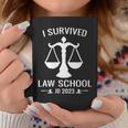 I Survived Law School Jd 2023 Law School Graduation Graduate Gift For Womens Coffee Mug Personalized Gifts