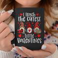 I Teach The Cutest Little Valentines Women Gnome Teachers Coffee Mug Funny Gifts