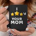 I Three Starred Your Mom Funny Video Game Coffee Mug Unique Gifts