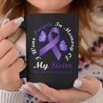 I Wear Purple In Memory Of My Sister Pancreatic Cancer Coffee Mug Unique Gifts