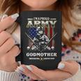 Im A Proud Army Godmother Veteran Fathers Day 4Th Of July Coffee Mug Funny Gifts
