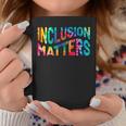 Inclusion Matters Tie Dye Special Education Teacher Women Coffee Mug Funny Gifts