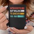 Introverted But Willing To Discuss 90S Rnb Funny 90S R&B Coffee Mug Personalized Gifts
