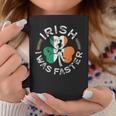 Irish I Was Faster Running Vintage Flag St Patricks Day Coffee Mug Funny Gifts