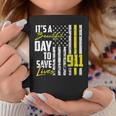 Its A Beautiful Day To Save Lives 911 Dispatcher Operator Coffee Mug Unique Gifts