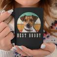 Jack Russell Dad Terrier Mom Best Buddy Retro Vintage Dog Coffee Mug Unique Gifts