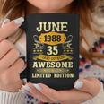 June 1988 Gifts 35 Year Of Being Awesome Limited Edition Coffee Mug Funny Gifts