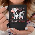 Just A Girl Who Loves Cows Design For A Girl Loves Cows Coffee Mug Unique Gifts
