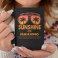 Just A Girl Who Loves Sunshine And Mahjong For Woman Coffee Mug Unique Gifts
