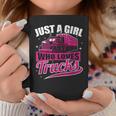 Just A Girl Who Loves Trucks Proud Trucker Girl Coffee Mug Funny Gifts