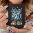 Just A Girl Who Loves White Tigers Girls Women Bengal Tiger Coffee Mug Unique Gifts