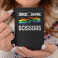 Lesbian Pride Rock Paper Scissors Funny Lgbtq Rainbow Flag Coffee Mug Unique Gifts