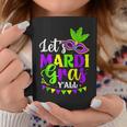 Lets Mardi Gras Yall New Orleans Fat Tuesdays Carnival Coffee Mug Funny Gifts