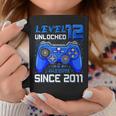 Level 12 Unlocked Awesome Since 2011 12Th Birthday Gaming V3 Coffee Mug Funny Gifts