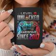 Level 6 Unlocked Awesome Since 2017 6Th Birthday Gaming Coffee Mug Unique Gifts