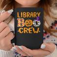Library Boo Crew School Librarian Halloween Library Book V7 Coffee Mug Personalized Gifts