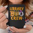 Library Boo Crew School Librarian Halloween Library Book V8 Coffee Mug Personalized Gifts