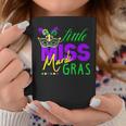 Little Miss Mardi Gras Jester Hat Mardi Beads New Orleans Coffee Mug Funny Gifts