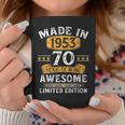 Made In 1953 70 Years Old 70Th Birthday Gifts For Men Coffee Mug Unique Gifts