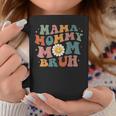 Mama Mommy Mom Bruh Retro Groovy Mothers Day Gifts Women Coffee Mug Unique Gifts