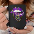 Mardi Gras Carnival Costume Purple & Gold Fleur De Lis Lips V9 Coffee Mug Funny Gifts