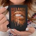 Melanin Lips Black History Month Afro African Pride Women Coffee Mug Funny Gifts