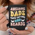 Mens Awesome Dads Have Tattoos Tattooed Dad Funny Fathers Day Coffee Mug Personalized Gifts