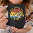 Mens Best Beagle Dad Ever Proud Vintage Beagle Gifts Puppy Lover Coffee Mug Funny Gifts