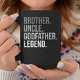 Mens Brother Uncle Godfather Legend Fun Best Funny Uncle Coffee Mug Unique Gifts