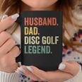 Mens Disc Golf Funny Husband Dad Legend Vintage Frisbee Sport Coffee Mug Funny Gifts