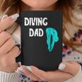 Mens Diving Dad Springboard Swimming Platform Diver Papa Dive Coffee Mug Funny Gifts