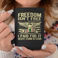 Mens Freedom Isnt Free I Paid For It Proud Desert Storm Veteran Coffee Mug Funny Gifts