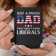 Mens Funny Anti Liberal Republican Dad Gifts Us Flag Fathers Day Coffee Mug Funny Gifts