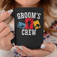 Mens Grooms Crew Groom Squad Stag Night Bachelor Party Coffee Mug Funny Gifts