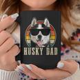 Mens Husky Dad Funny Dog Sunglasses Vintage Siberian Husky Coffee Mug Funny Gifts
